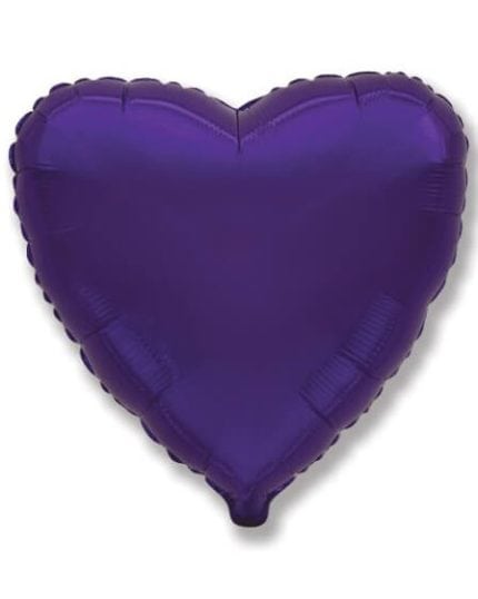 Сердце Фиолетовый 46см